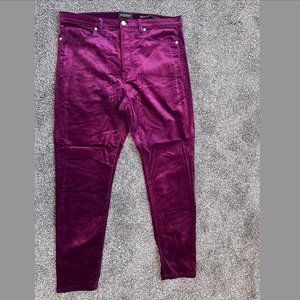Pink Velvet Banana Republic Skinny Jeans